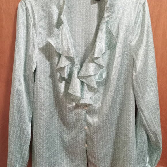 Apostrophe long sleeve blouse large - Picture 13 of 16